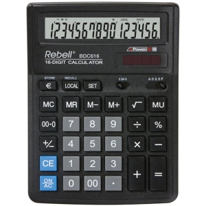 Calculator de birou 16 digits REBELL BDC 616