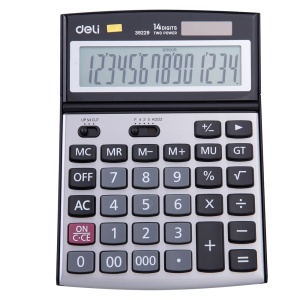 Calculator de birou cu 14 digiti 39229 DELI - Img 2