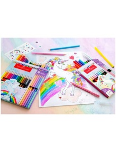 Carioci 18+6 culori/set Unicorn FABER-CASTELL - Img 2
