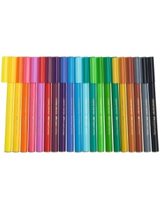 Carioci cu clip 60 culori Connector FABER-CASTELL - Img 3