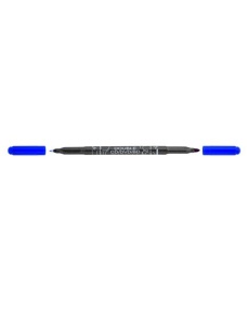 CD marker 2 capete, 0.6/2.5mm, albastru, CENTROPEN 3616 - Img 2