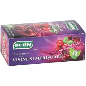 Ceai visine si merisoare BELIN, 20 plicuri/cutie