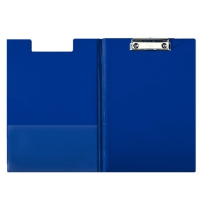 Clipboard dublu plastifiat A4, albastru, ESSELTE Standard