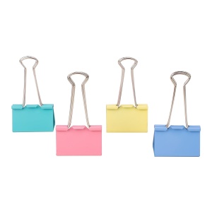 Clips color 51 mm, 12 buc./cutie, DELI - Img 2