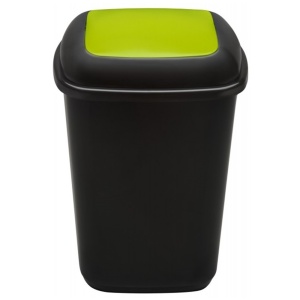 Cos pentru colectare selectiva, 90l, verde, PLAFOR Quatro