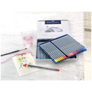 Creioane colorate FABER-CASTELL Goldfaber Aqua 48 culori/set - Img 4