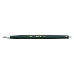 Creion mecanic 2 mm, HB, verde, TK 9400 FABER-CASTELL - Img 2