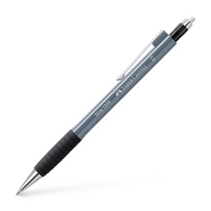 Creion mecanic, varf 0.5 mm, corp plastic, gri, Grip 1345 FABER-CASTELL - Img 2