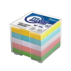 Cub din hartie color 9x9cm cu suport, 800 file/set FORPUS 41702