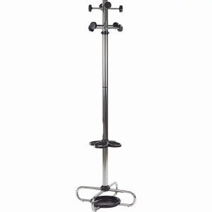 Cuier metalic tip pom, 8 agatatori, cromat