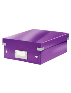 Cutie organizare mica, 220x100x280 mm, mov, LEITZ WOW Click&Store