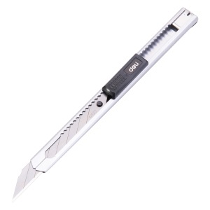 Cutter mic 9 mm, sina metalica DELI 2034 - Img 2