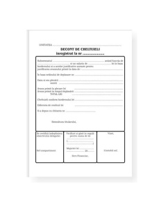 Decont de cheltuieli, A5, 100 file