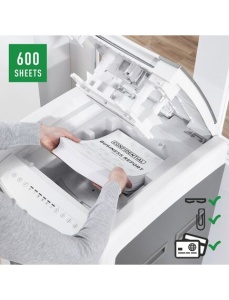Distrugator documente automat, micro cross-cut LEITZ IQ Autofeed Office Pro 600 - Img 2