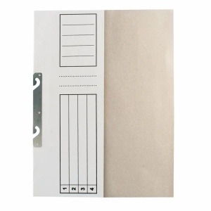 Dosar carton incopciat 1/2, A4, 230 g/mp, alb