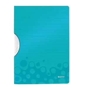 Dosar plastic, cu clema, A4, turcoaz, LEITZ WOW ColorClip