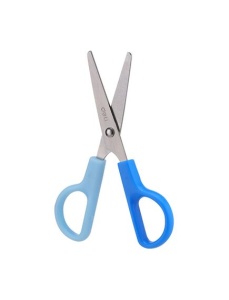 Foarfeca copii 12 cm, cu protectie plastic, DELI - Img 2