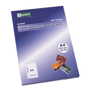 Folie laminare A4, 125 microni, 100 buc/top, D.RECT - Img 2