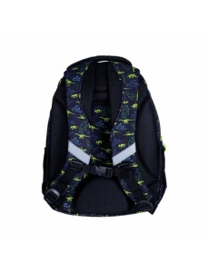 Ghiozdan scolar, 3 compartimente, colectia T-Rex Neon, ASTRA - Img 2