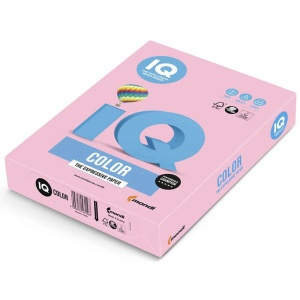 Hartie colorata A4, 80 g/mp, 500 coli/top, roz, MONDI IQ Color Pastel