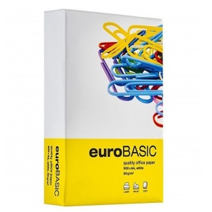 Hartie MONDI Eurobasic A4, 80 g/mp, 500 coli/top