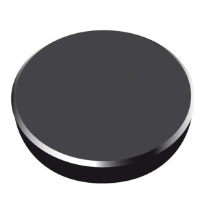 Magneti pentru table, D 38 mm, 10 buc/set, negru, ALCO