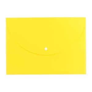 Mapa documente plastic, cu buton, A4, culori asortate, DELI - Img 3