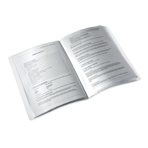 Mapa prezentare cu 20 folii, A4, alb, coperta flexibila, LEITZ WOW - Img 2