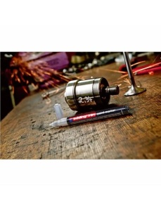 Marker cu vopsea, varf 1-2 mm, alb, EDDING 791 - Img 4