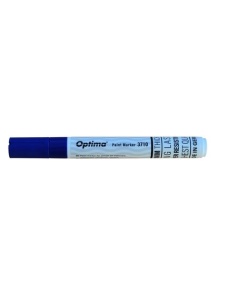 Marker cu vopsea, varf rotund 4.5mm, albastru, Optima 3710 - Img 2