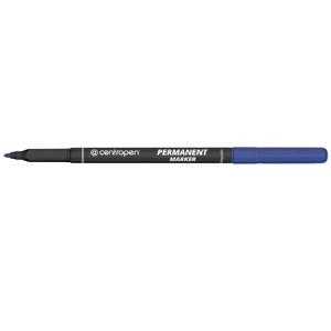 Marker permanent 1 mm, albastru, CENTROPEN 2536
