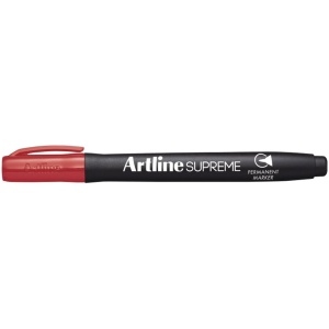 Marker permanent, varf 1.0 mm, rosu, ARTLINE Supreme