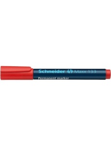Marker permanent, varf tesit 1-4 mm, rosu, SCHNEIDER Maxx 133 - Img 4