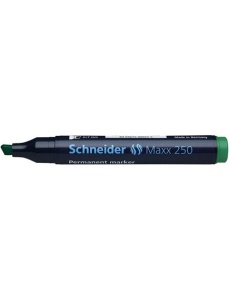Marker permanent, varf tesit 2-7 mm, verde, SCHNEIDER Maxx 250 - Img 2