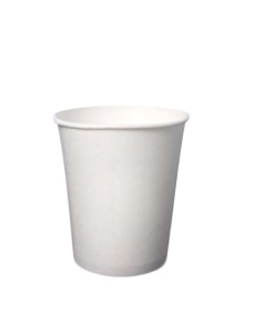 Pahare albe, carton, 200 ml, 50 bucati/set