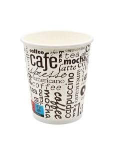 Pahare carton pentru cafea 240 ml, 50 buc/set