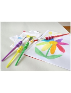 Pensule pictura FABER-CASTELL Soft Touch, 4 buc/set - Img 2