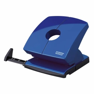 Perforator de birou, 30 coli, metalic, albastru, B230 NOVUS