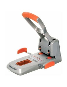 Perforator de mare capacitate, 150 coli, 2 perforatii, metal, argintiu, Rapid HDC150