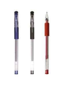Pix cu gel si grip 0.5 mm, rosu, DONAU - Img 2