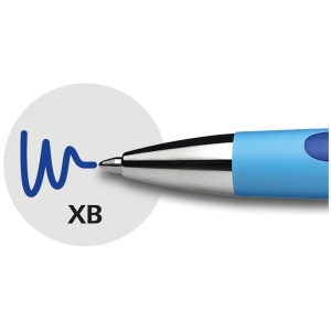 Pix cu mecanism, varf 1.4 mm, albastru, SCHNEIDER Slider Rave XB - Img 2