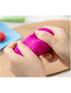 Plastilina modelatoare 12 culori/set, 100 g, Dough DELI - Img 2