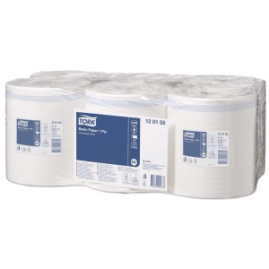 Prosop hartie rola cu derulare centrala, TORK Centerfeed M2, 300 m/rola, 6 role/set