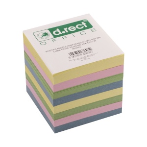 Rezerva cub hartie color 8.5x8.5cm, 800 file/set, D.RECT