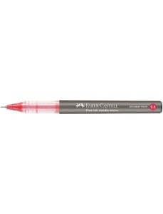 Roller 0.5 mm, varf ac, rosu, FABER-CASTELL Free Ink Needle - Img 4
