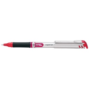 Roller cu gel, 0.7 mm, rosu, PENTEL Energel