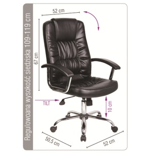 Scaun birou ergonomic OFFICE PRODUCTS Cyprus - Img 2