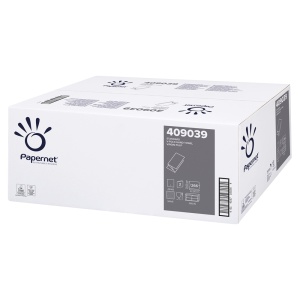 Servetele pliate in V, 2 straturi, 21x22 cm, 266 buc/set, 15 pach/bax, PAPERNET 409039
