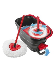 Set galeata cu storcator si mop Turbo Smart VILEDA - Img 2