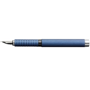 Stilou, penita fina, corp aluminiu, albastru, Essentio FABER-CASTELL - Img 2